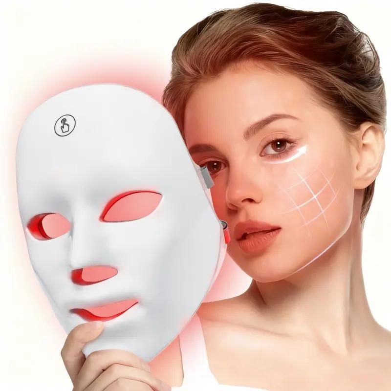💎 Máscara LED Facial - 7 colores💎  Rejuvenecimiento y Reparación de la Piel con Tecnología de Luz🌟