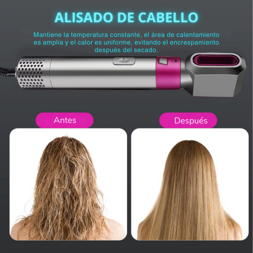 🔥 CEPILLO SECADOR MULTIFUNCIONAL 5 EN 1 🔥