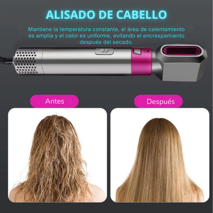 🔥 CEPILLO SECADOR MULTIFUNCIONAL 5 EN 1 🔥