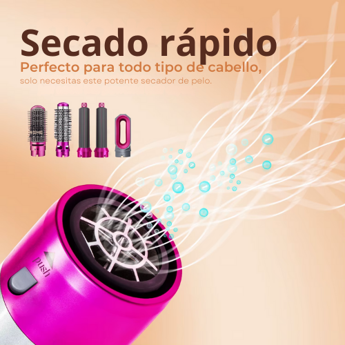 🔥 CEPILLO SECADOR MULTIFUNCIONAL 5 EN 1 🔥