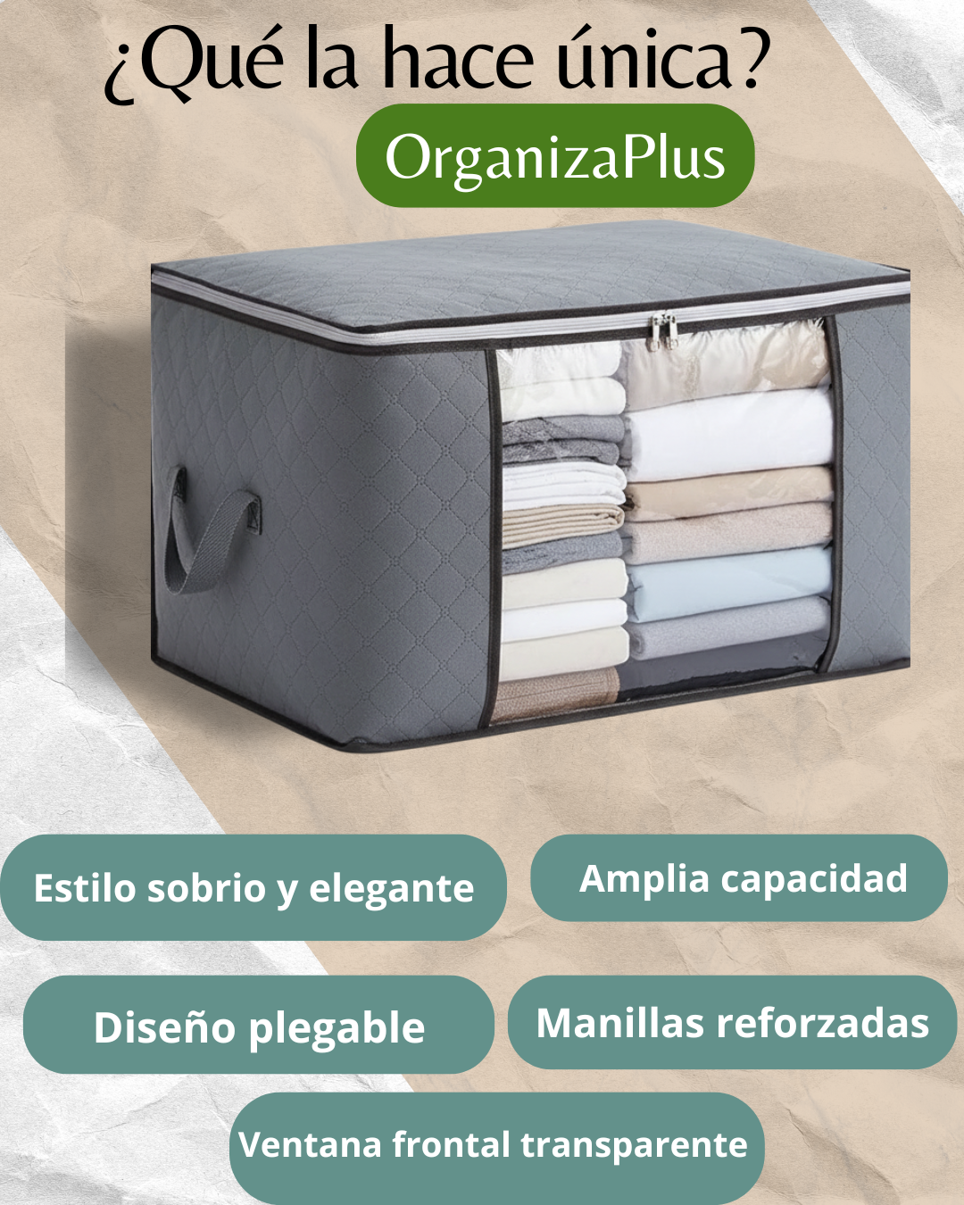 ORGANIZADOR DE ROPA 6UND CON VISOR