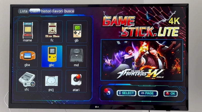 Soporte varios formatos de juego